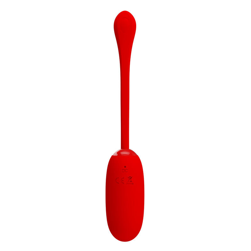 HUEVO VIBRADOR PRETTY LOVE - JULIUS IMPERMEBLE & RECARGABLE ROJO