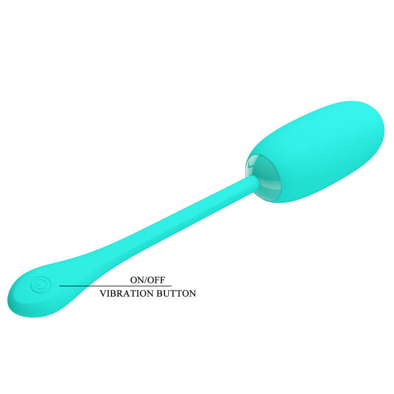 HUEVO VIBRADOR PRETTY LOVE - JULIUS IMPERMEBLE & RECARGABLE VERDE AGUA
