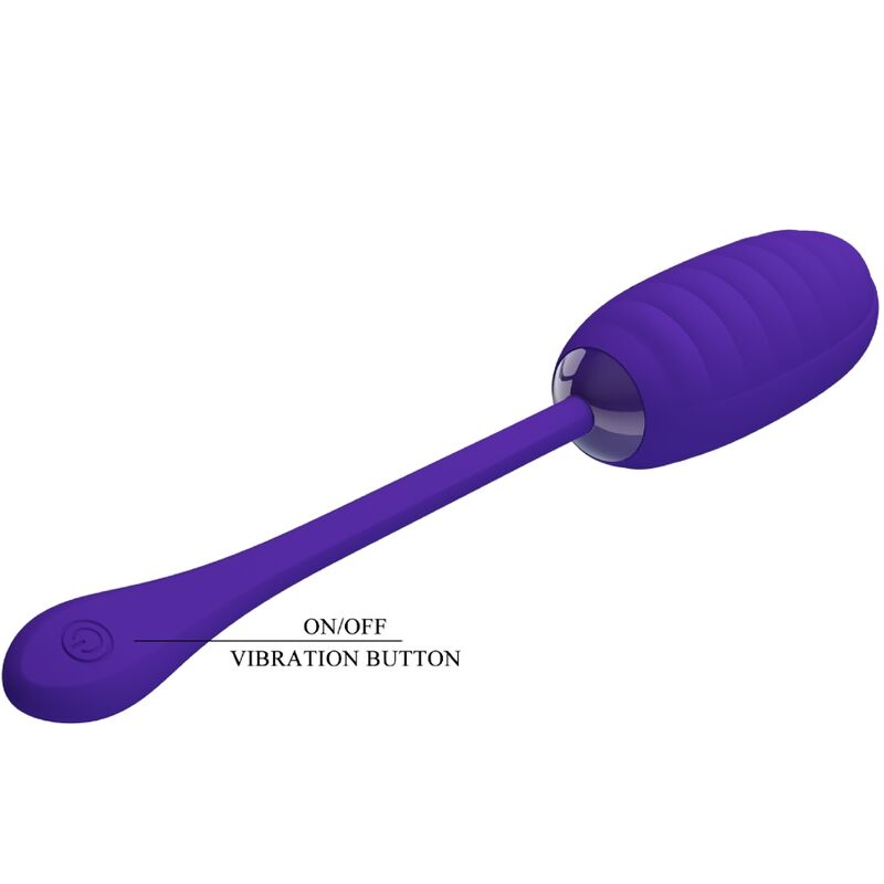 HUEVO VIBRADOR PRETTY LOVE - KIRK  RECARGABLE LILA