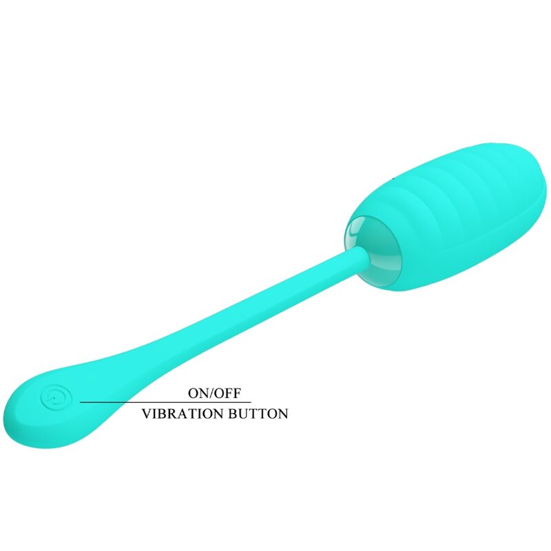 HUEVO VIBRADOR PRETTY LOVE - KIRK RECARGABLE VERDE AGUA