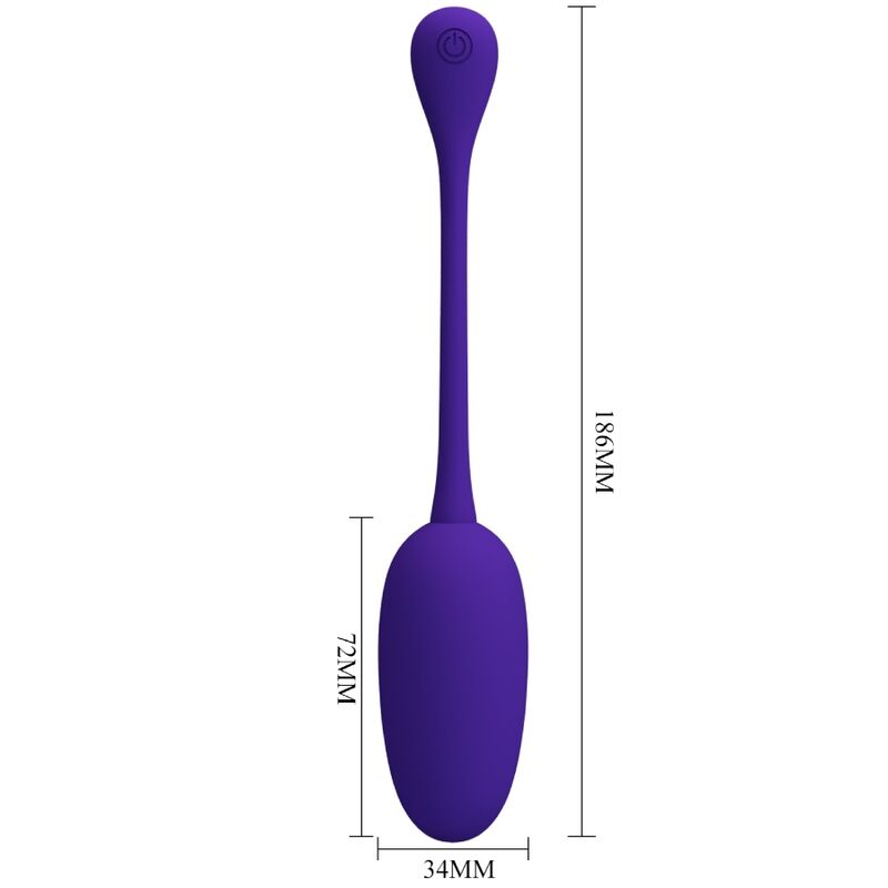 HUEVO VIBRADOR PRETTY LOVE - KNUCKER RECARGABLE LILA