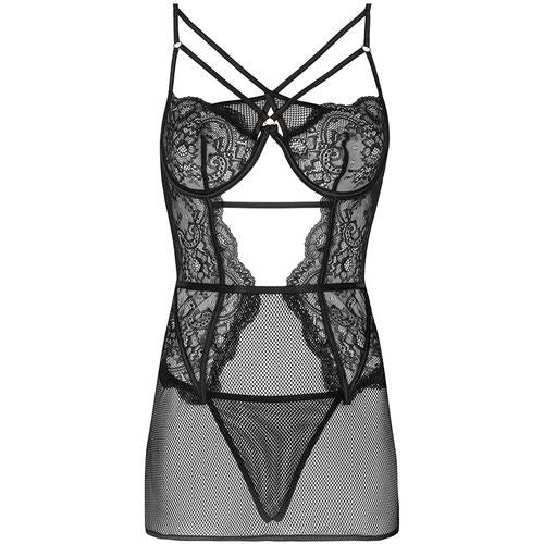 FALDA + PANTY NEGRO LIVCO CORSETTI FASHION - BARIRIN LC 90633