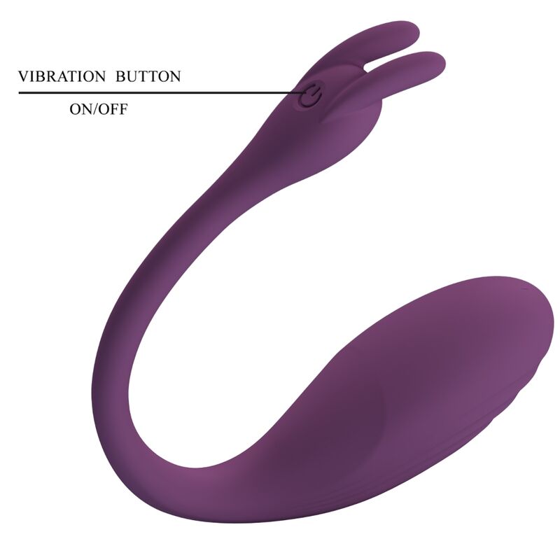 HUEVO VIBRADOR PRETTY LOVE - CATALINA APP + CONTROL REMOTO LILA