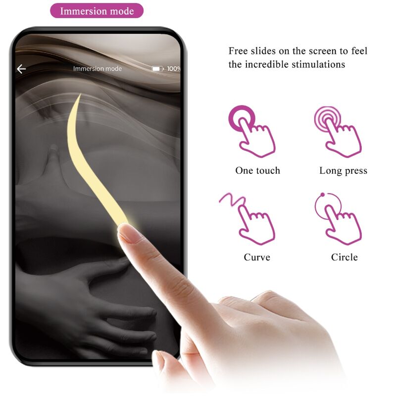 HUEVO VIBRADOR PRETTY LOVE - CATALINA APP + CONTROL REMOTO LILA