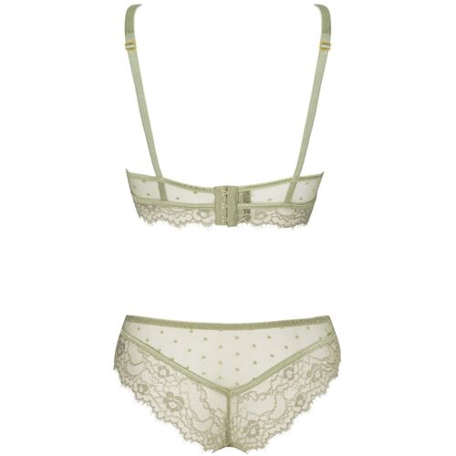 SUJETADOR + PANTY KHAKI LIVCO CORSETTI FASHION - PINE LC 90667