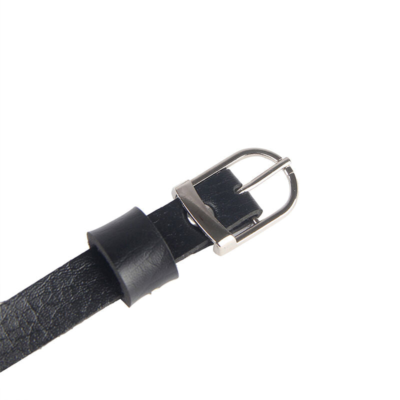ARNÉS DE PECHO SUBBLIME - CADENAS CUERO NEGRO TALLA ÚNICA