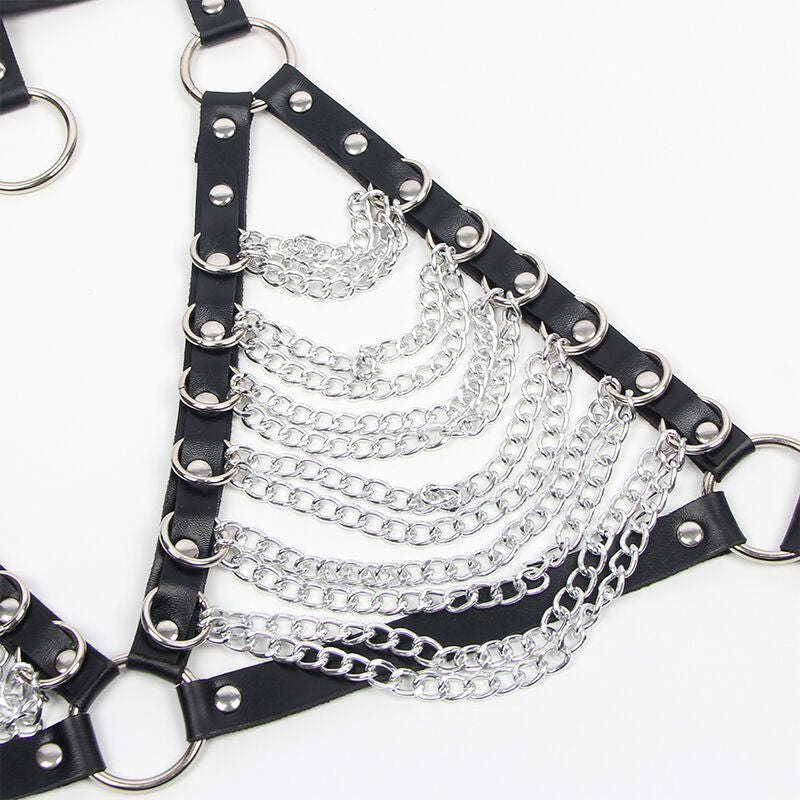 ARNÉS SUJETADOR SUBBLIME - COLLAR CON CADENAS TALLA ÚNICA
