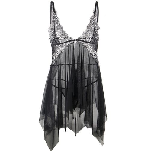 BABYDOLL SUBBLIME - TELA TUL PECHO ENCAJE S/M