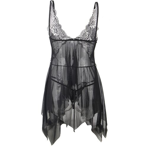 BABYDOLL SUBBLIME - TELA TUL PECHO ENCAJE S/M
