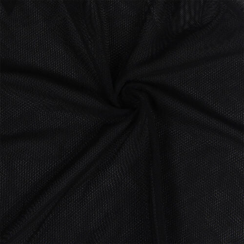 BABYDOLL SUBBLIME - TELA DE TUL DETALLE ENCAJE Y FLOR NEGRO S/M