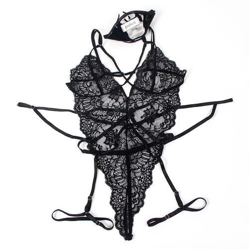 DISFRAZ POLICIA SUBBLIME - BODY ENCAJE NEGRO S/M