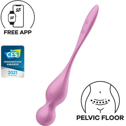 BOLAS VIBRADORAS 78.3 GRAMOS SATISFYER - LOVE BIRDS ROSA