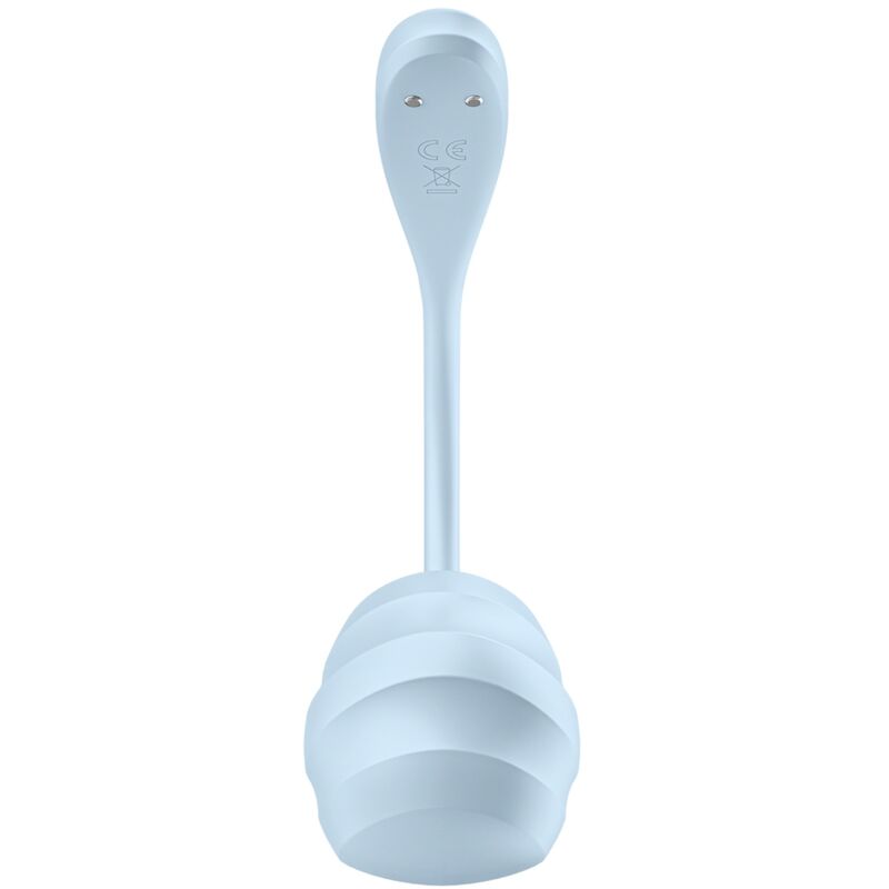 HUEVO VIBRADOR SATISFYER - SMOOTH PETAL ESTIMULADOR PUNTO G CELESTE APP GRATUITA