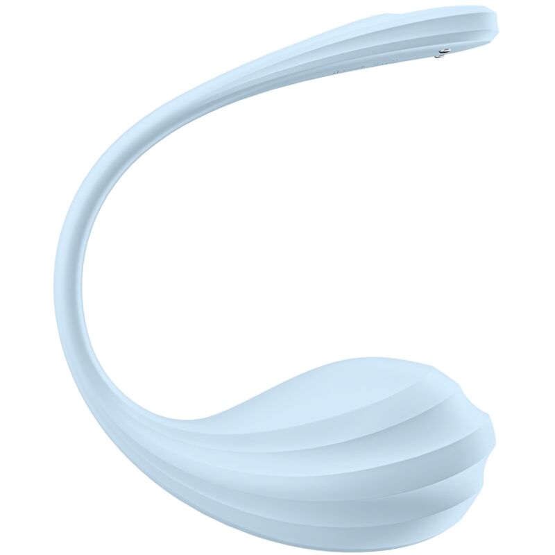 HUEVO VIBRADOR SATISFYER - SMOOTH PETAL ESTIMULADOR PUNTO G CELESTE APP GRATUITA