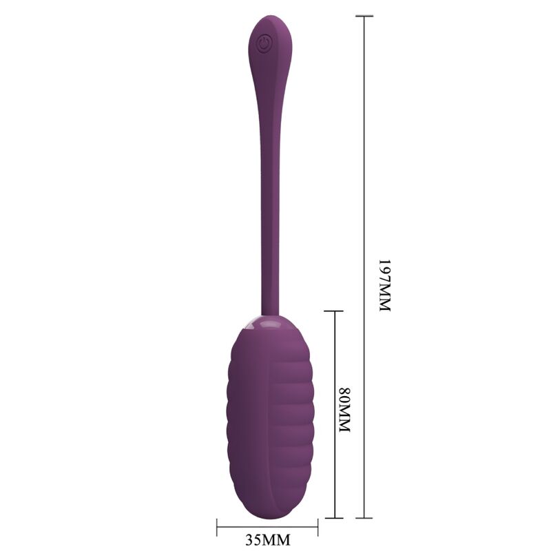 HUEVO VIBRADOR PRETTY LOVE - CASPER RECARGABLE MORADO