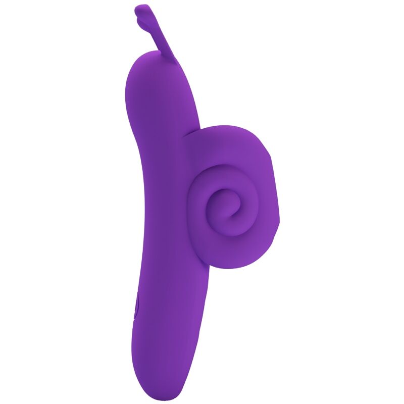 SNAIL HONEY FINGER VIBRADOR DE DEDO MORADO RECARGABLE USB