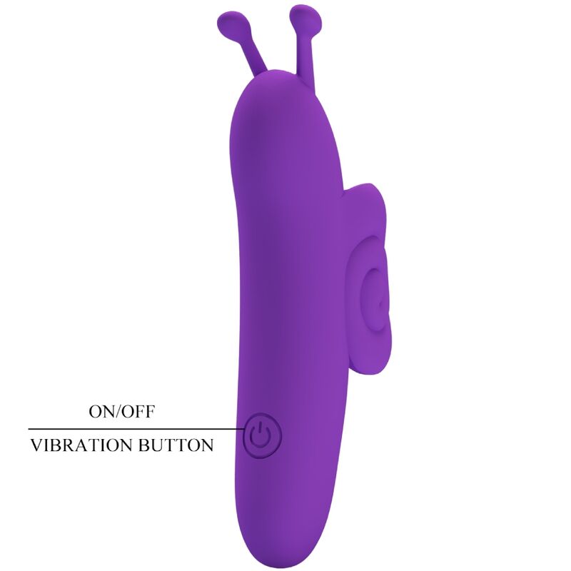 SNAIL HONEY FINGER VIBRADOR DE DEDO MORADO RECARGABLE USB