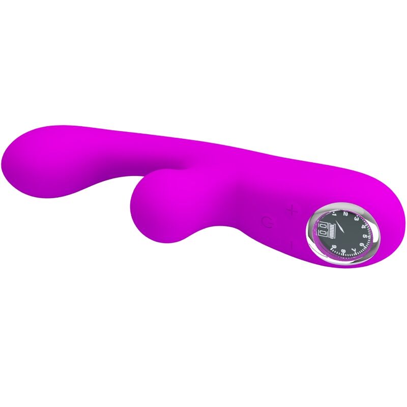 PRETTY LOVE - SKYLAR VIBRADOR RABBIT ESTIMULADOR LED PÚRPURA