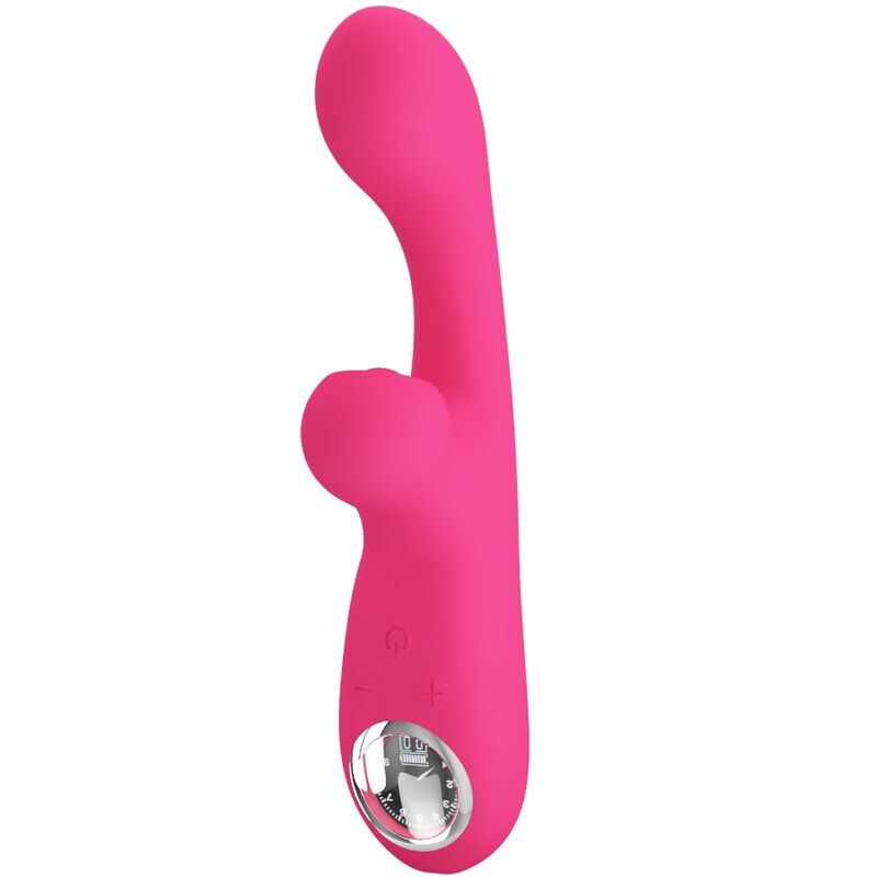 PRETTY LOVE - SKYLAR VIBRADOR RABBIT ESTIMULADOR CON LED ROSA