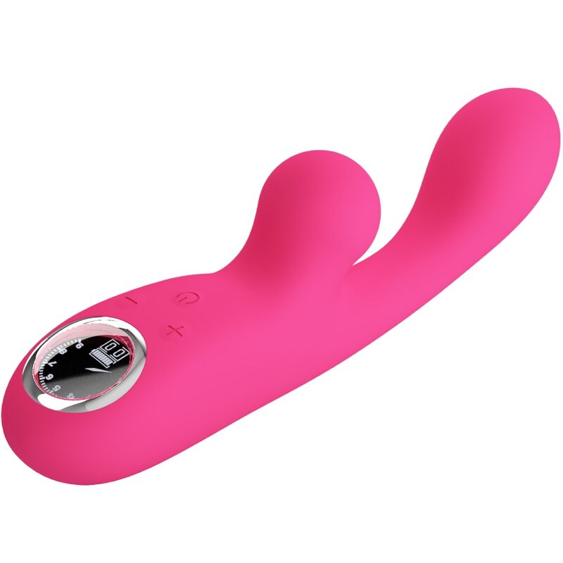 PRETTY LOVE - SKYLAR VIBRADOR RABBIT ESTIMULADOR CON LED ROSA
