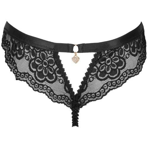PANTY CON APERTURA NEGRO LIVCO CORSETTI FASHION - OKSURIN