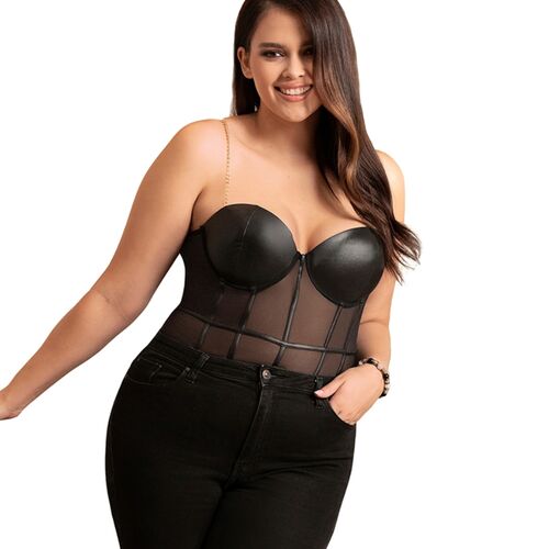 BODY SUBBLIME - TIRANTAS CADENA NEGRO S/M