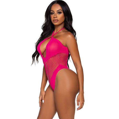 BODY LEG AVENUE - ESCOTE ABIERTO & CRUZADO VIOLETA
