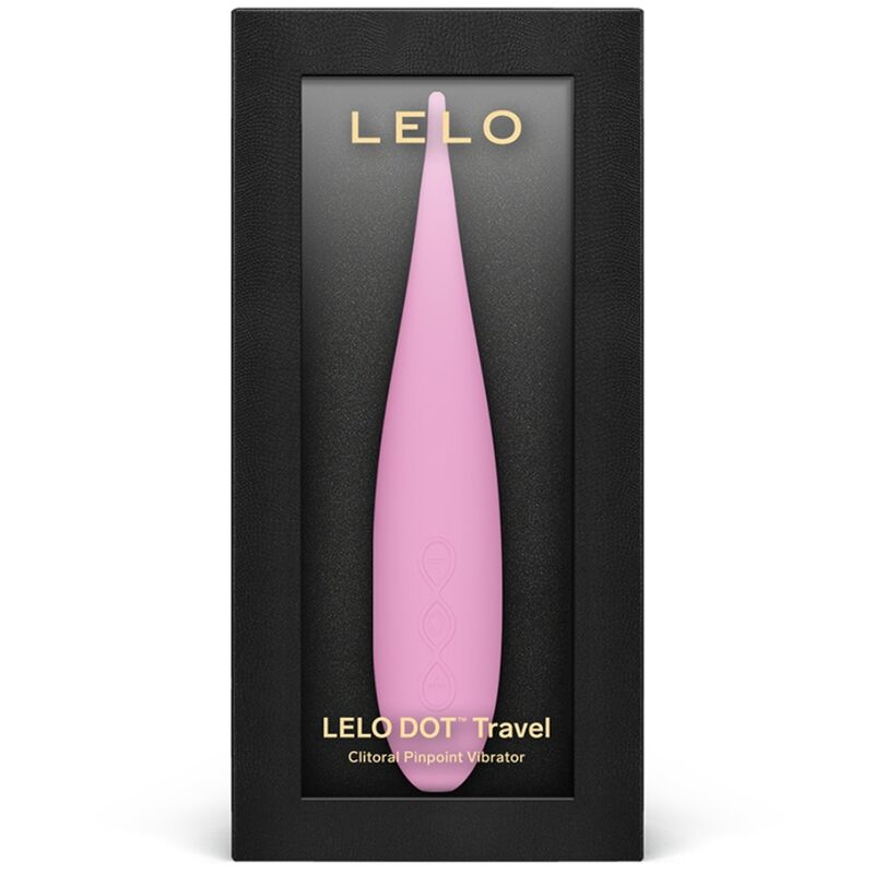 MASAJEADOR ESTIMULADOR DE CLITORIS LELO - DOT TRAVEL ROSA