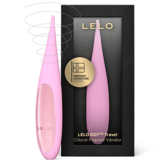 MASAJEADOR ESTIMULADOR DE CLITORIS LELO - DOT TRAVEL ROSA