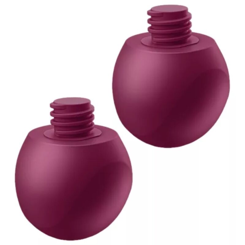 BOLAS VIBRADORAS 29+ 35 + 43GRAMOS SATISFYER - LOVE BIRDS VARY INTERCAMBIABLES APP ROJO VINO