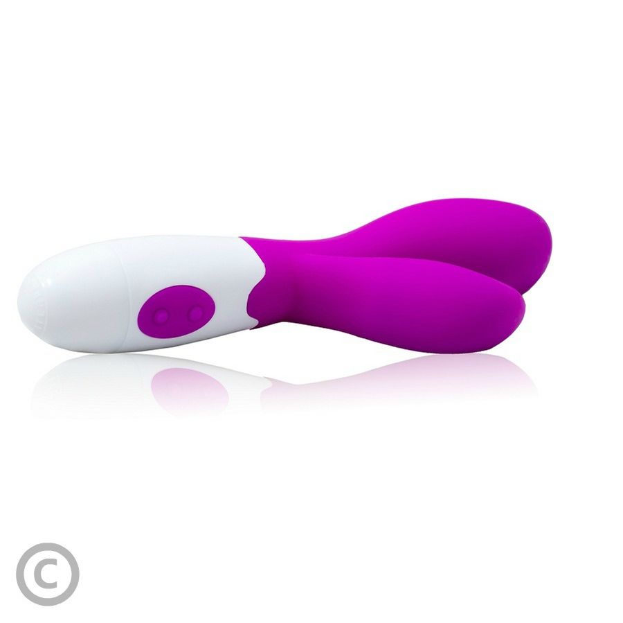 NEWMAN VIBRADOR RABBIT CLÁSICO 30 FUNCIONES CON BATERÍAS AAA