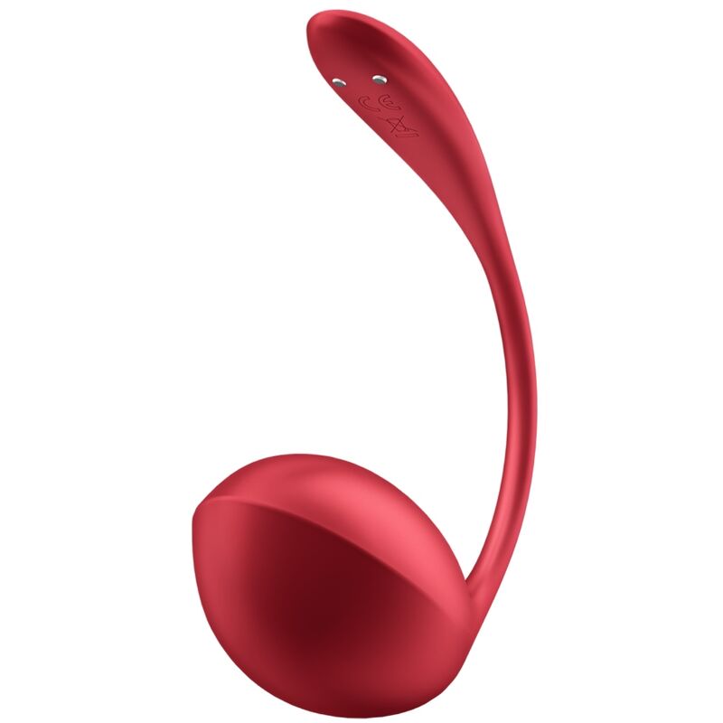 HUEVO VIBRADOR SATISFYER - SHINY PETAL ESTIMULADOR PUNTO G CONTROL REMOTO ROJO APP GRATUITA