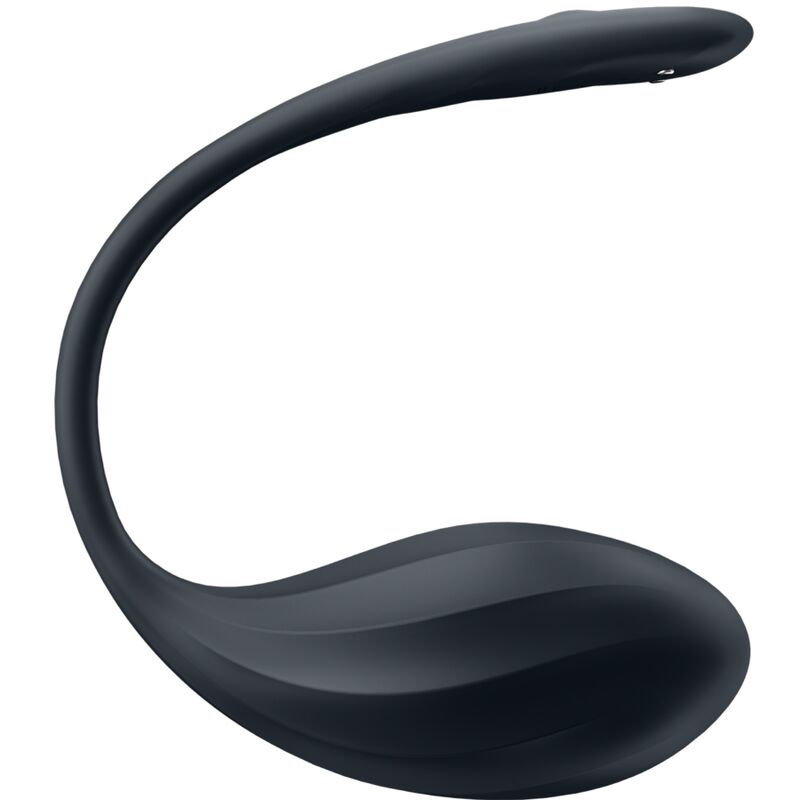 HUEVO VIBRADOR SATISFYER - RIBBED PETAL ESTIMULADOR PUNTO G CONTROL REMOTO NEGRO APP GRATUITA