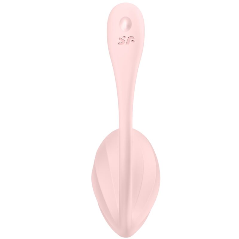 HUEVO VIBRADOR SATISFYER - RIBBED PETAL ESTIMULADOR PUNTO G CONTROL REMOTO ROSA APP GRATUITA