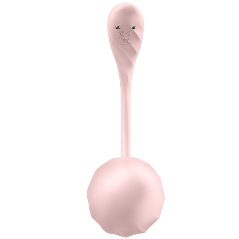 HUEVO VIBRADOR SATISFYER - RIBBED PETAL ESTIMULADOR PUNTO G CONTROL REMOTO ROSA APP GRATUITA