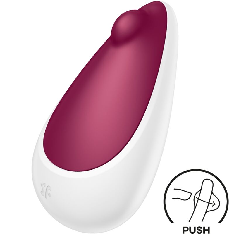 MASAJEADOR ESTIMULADOR DE CLITORIS SATISFYER - SPOT ON 3 ROJO