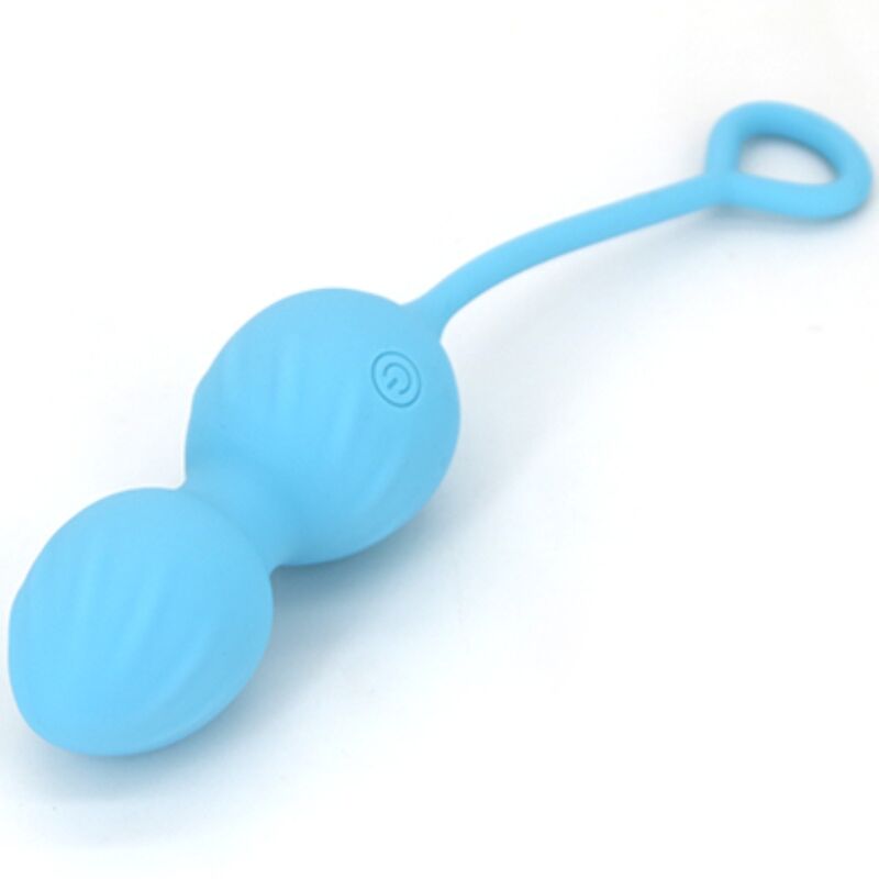 BOLAS VIBRADORAS ARMONY - BLOSSOMS CONTROL REMOTO 10 VIBRACIONES AZUL