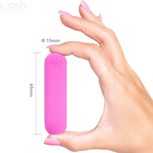 SPLASH HEHE BALA VIBRADORA SILICONA 10 VIBRACIONES 65 X 15 CM ROSA RECARGABLE USB