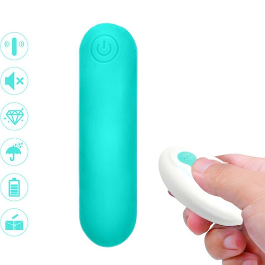 SPLASH JOLINE BALA VIBRADORA CON CONTROL REMOTO 10 VIBRACIONES 65 X 15 CM VERDE RECARGABLE USB