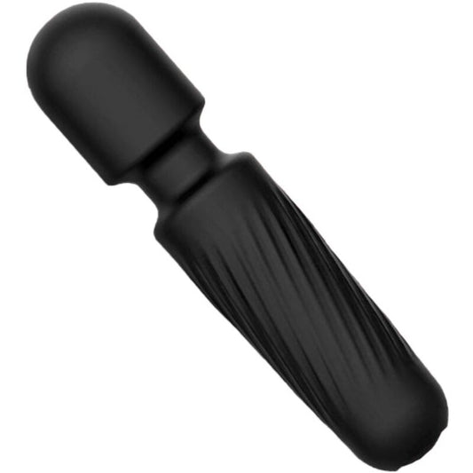 YOUR MAGIC MINI MASAJEADOR WAND VIBRADOR RECARGABLE 10 VIBRACIONES NEGRO