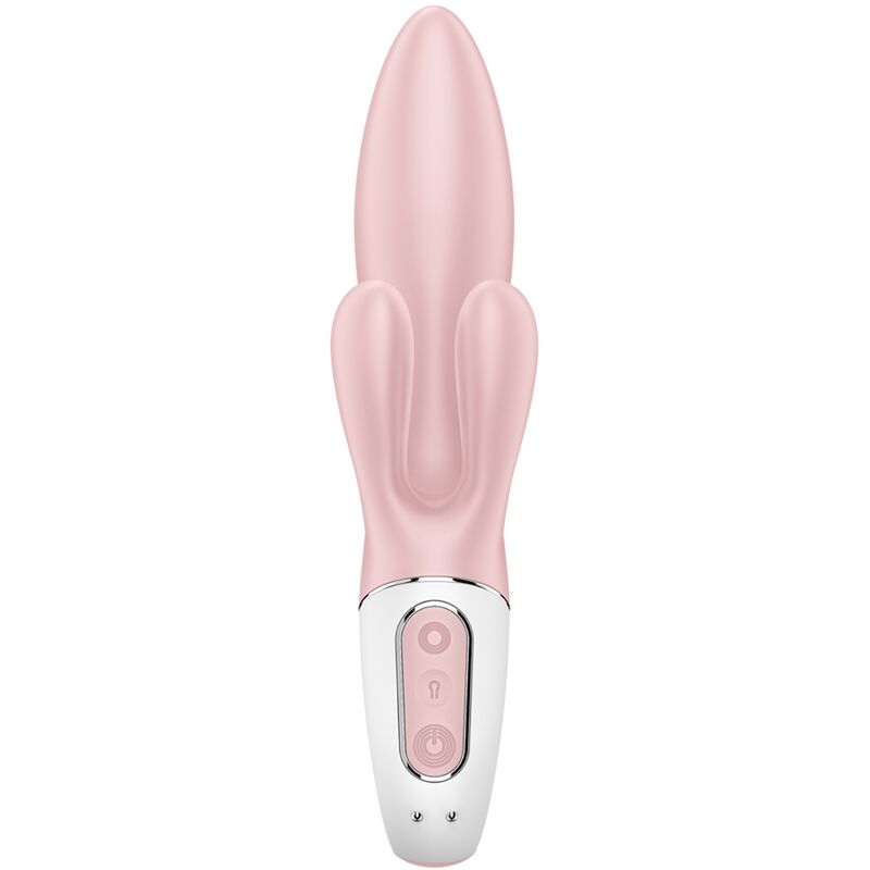 AIR PUMP BUNNY 3 INFLABLE VIBRADOR RABBIT ROSA RECARGABLE USB SATISFYER