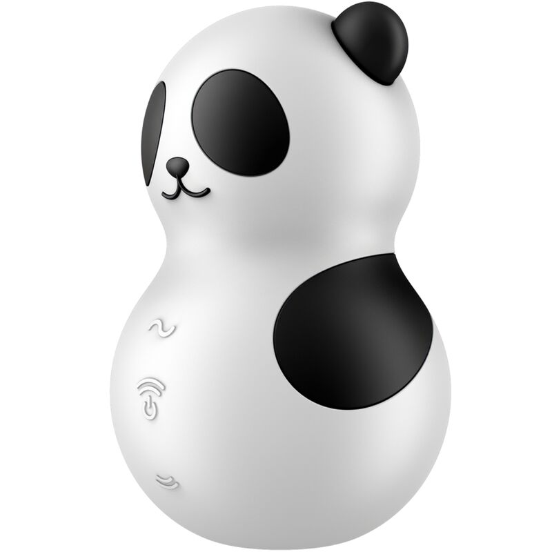 POCKET PANDA ESTIMULADOR Y VIBRADOR ONDAS DE PRESIÓN SATISFYER BLANCO Y NEGRO
