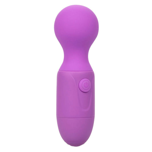 FIRST TIME MINI MASAJEADOR WAND RECARGABLE 10 VIBRACIONES VIOLETA  CALEXOTICS