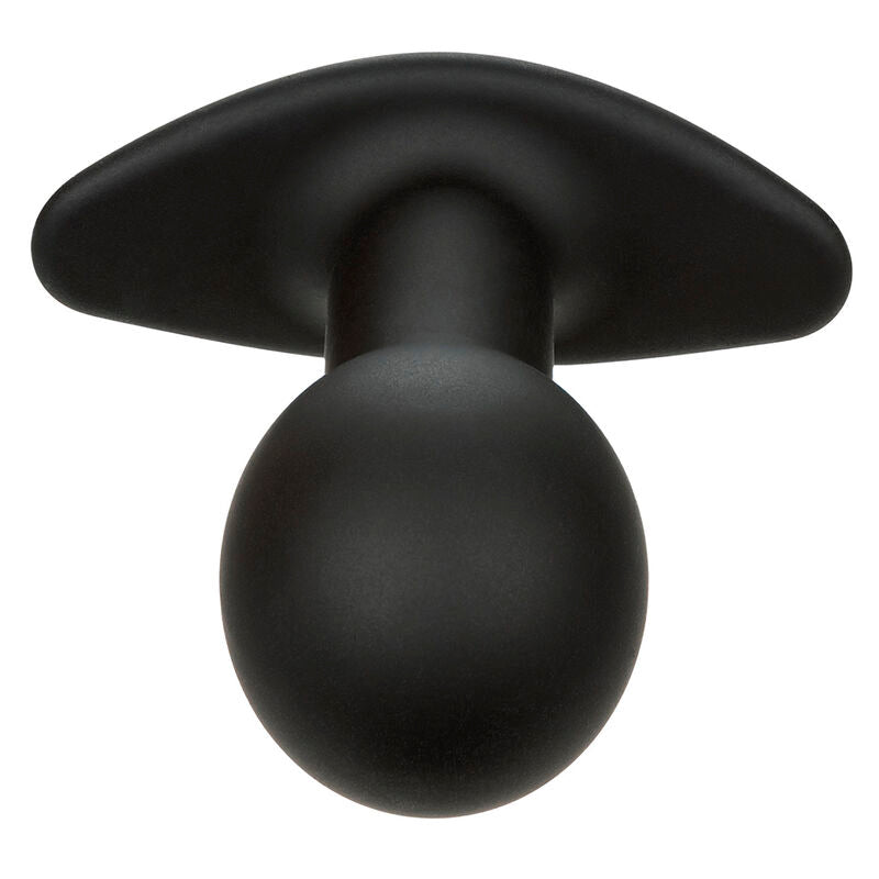 PLUG ANAL VIBRADOR UNISEX RECARGABLE CALEXOTICS - ROCK BOTTOM 10 VIBRACIONES SILICONA NEGRO
