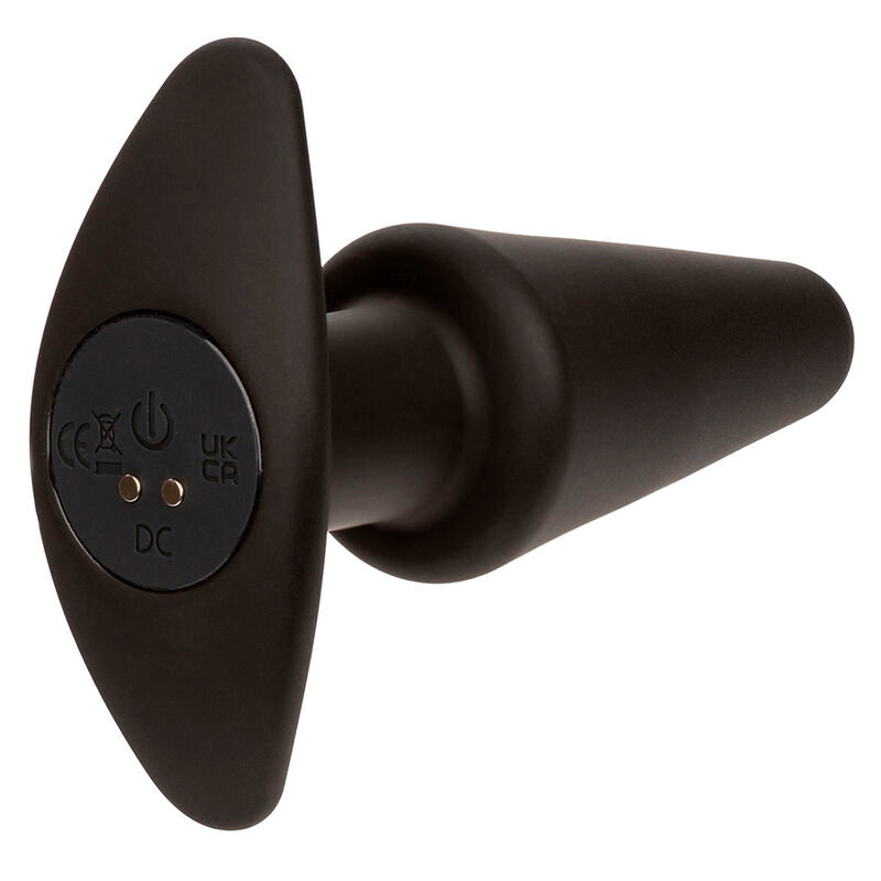 PLUG ANAL VIBRADOR CÓNICO SILICONA UNISEX RECARGABLE CALEXOTICS - ROCK BOTTOM