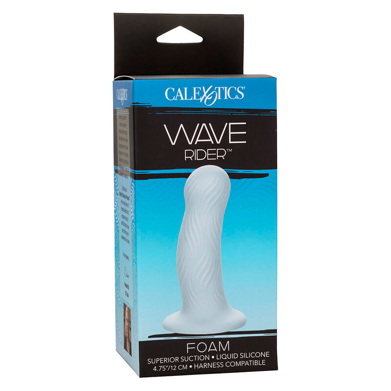 DILDO VAGINAL/ ANAL CON VENTOSA CALEXOTICS - WAVE RIDER ESPUMA
