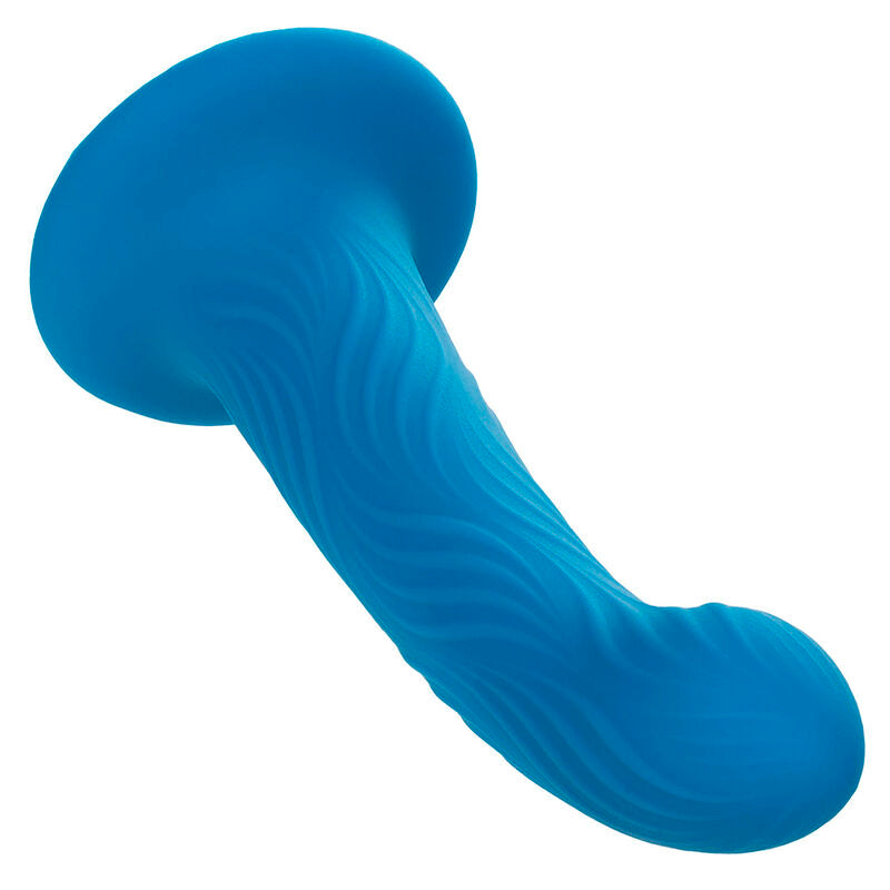 DILDO VAGINAL/ ANAL CON VENTOSA CALEXOTICS - WAVE RIDER RIPPLE