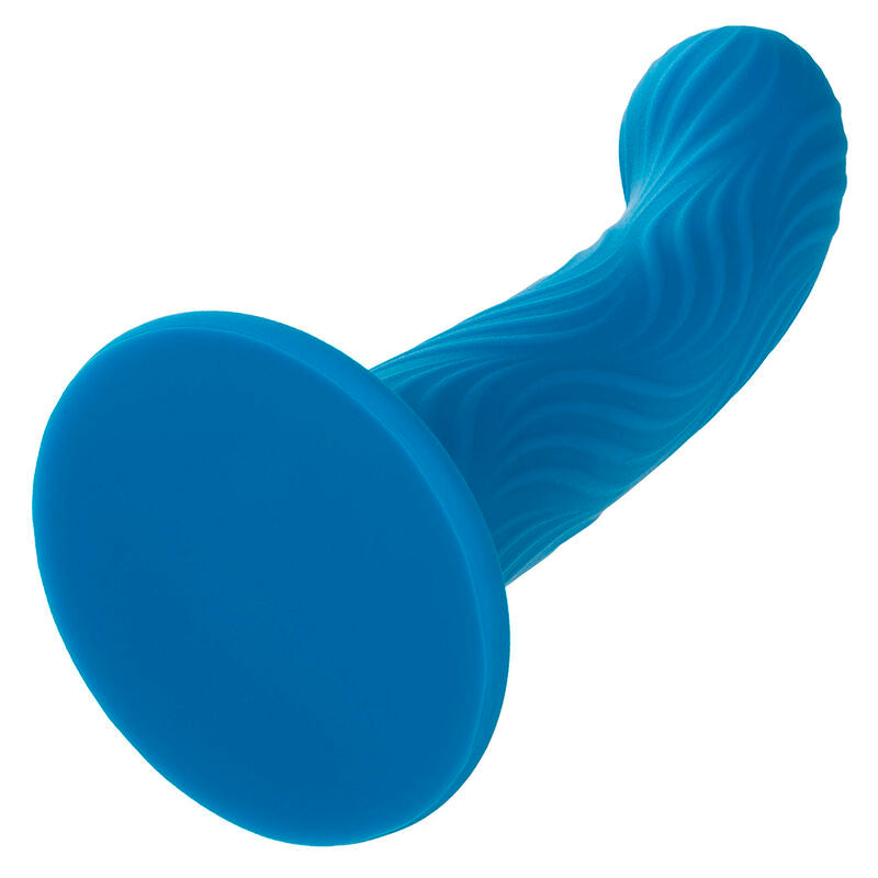 DILDO VAGINAL/ ANAL CON VENTOSA CALEXOTICS - WAVE RIDER RIPPLE
