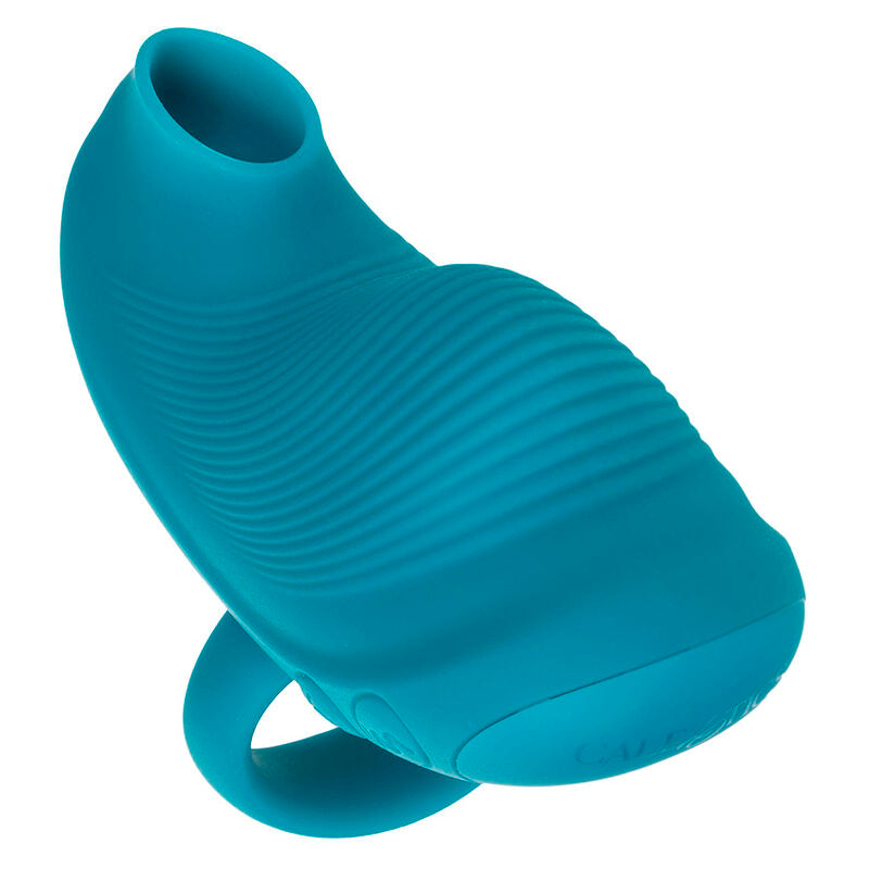 ENVY VIBRADOR SUCCIONADOR PARA DEDO 7 VIBRACIONES AZUL CALEXOTICS
