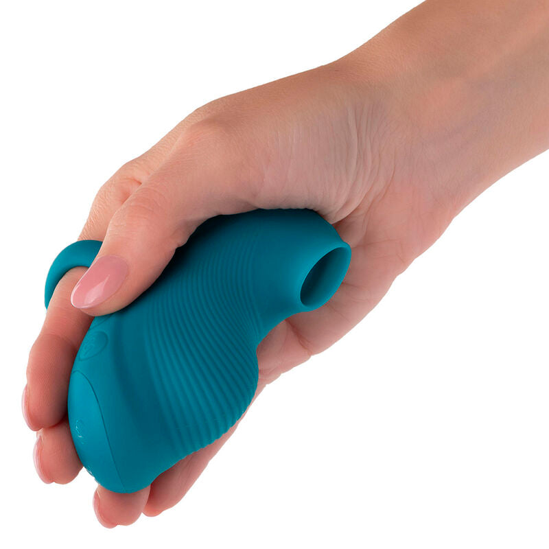 ENVY VIBRADOR SUCCIONADOR PARA DEDO 7 VIBRACIONES AZUL CALEXOTICS